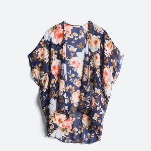 Caley Open Front Woven Wrap